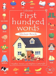 First 100 Words in English Sticker Book