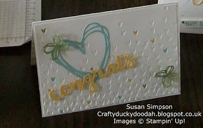 Stampin' Up! UK Independent Demonstrator Susan Simpson, Craftyduckydoodah!, Sunshine Sayings, Falling Petals TIEF, Coffee & Cards project April 2017, Supplies available 24/7 from my online store, 