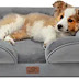 Bedsure Orthopedic Dog Bed for Medium Dogs - Waterproof Dog Bed Medium, Foam Sofa with Removable Washable Cover, Waterproof Lining and Nonskid Bottom Couch, Pet Bed