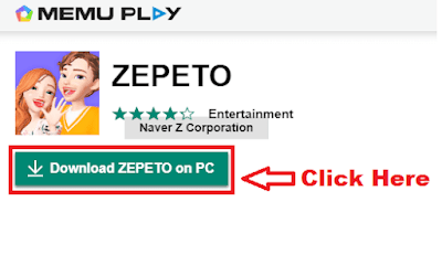 ZEPETO app for PC