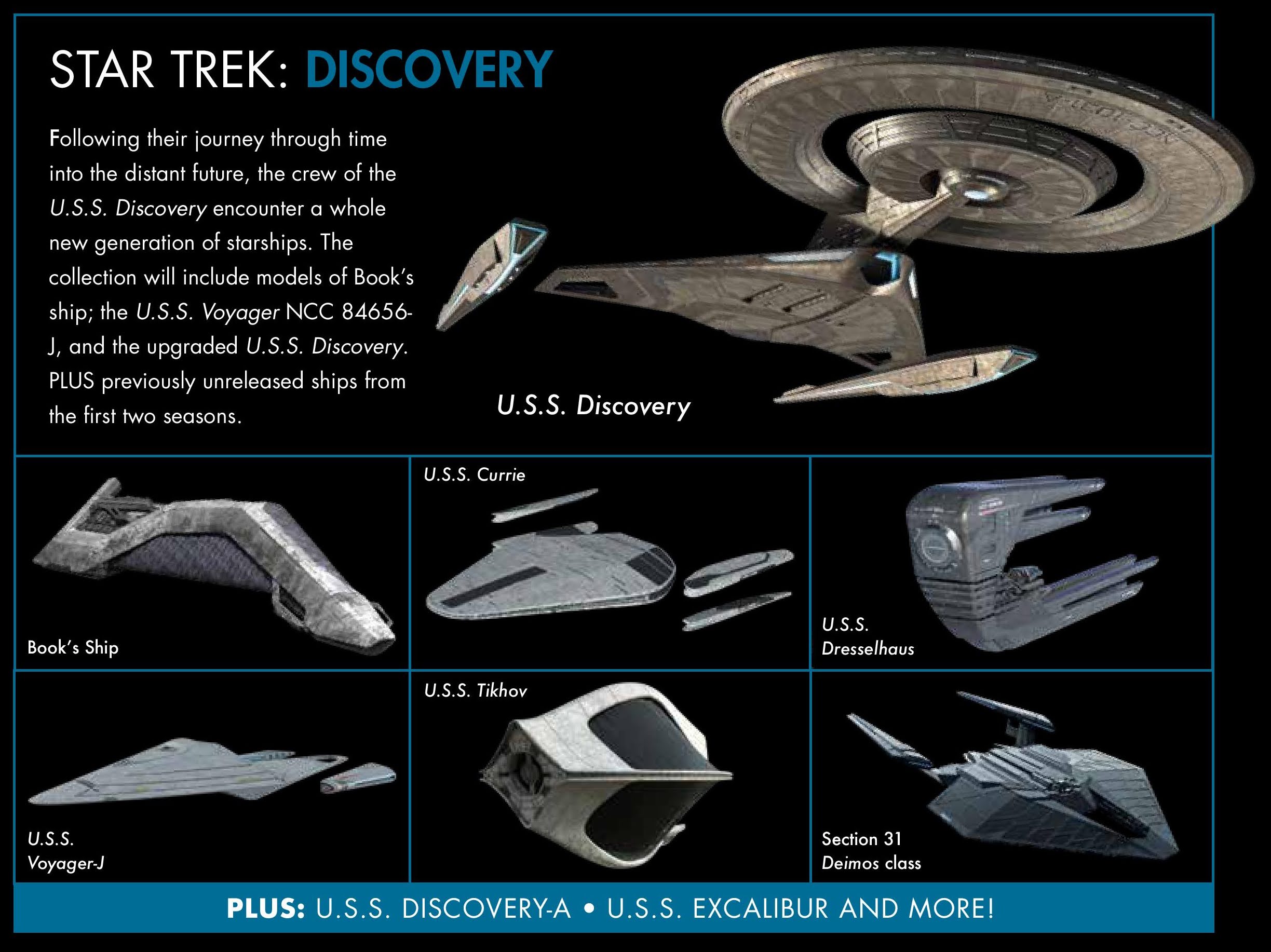 The Trek Collective Eaglemoss Tease Future Ships For The New Star Trek Universe Starships Collection