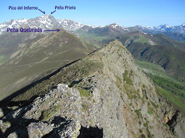 Peña Qebrada o Quebradora, Pico del Infierno