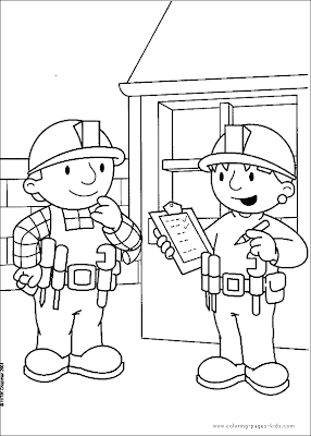 Bob the Builder Coloring Pages 