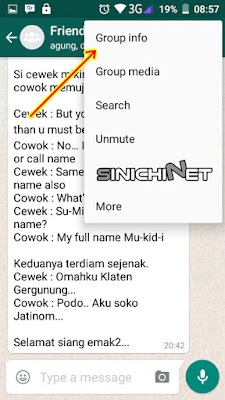 Cara Mudah Keluar Dari Grup WhatsApp | SINICHINET