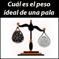 Peso ideal Palas de Padel