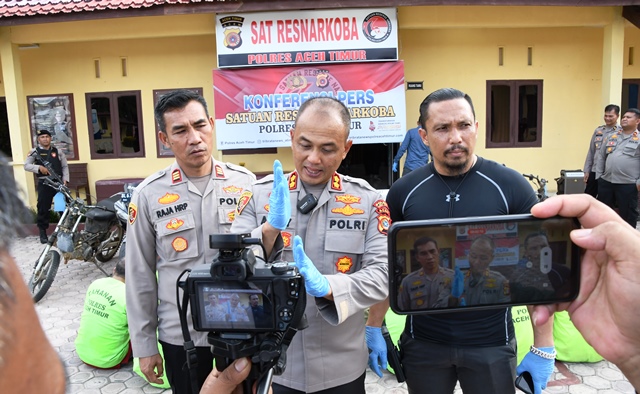 Sebulan, Polres Aceh Timur Amankan 19 Pelaku Tindak Pidana Narkotika