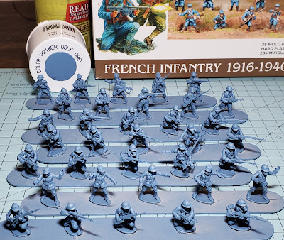 Wargames Atlantic French Infantry - 1916-1940 - WIP