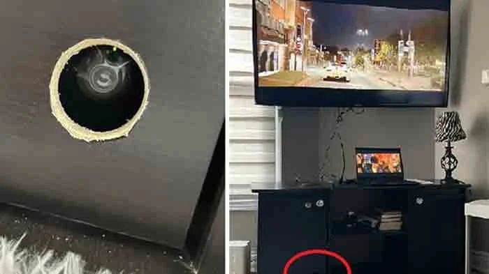 Family finds hidden camera inside TV cabinet of their Airbnb property; company issues statement, News, Top-Headlines, Latest-News, Online, Family, Report, Website, Camera.