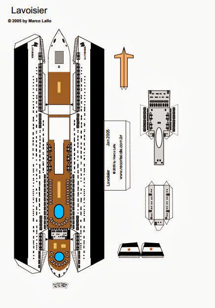 Molde de navio para maquete