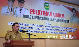 Tingkatkan Ekonomi, Pemkab Luwu Gelar Pelatihan Bagi Pelaku UMKM