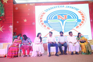 Tamil Actress Singer Andrea Stills in White Salwar Kameez at Narayana Group of Schools Carnival Inauguration  0014.jpg