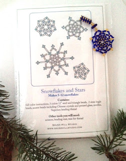 Snowflakes and Stars Beading Kit and Tutorial Giveaway