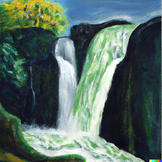 image of a waterfall