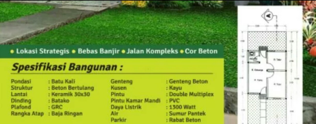 Rumah Properti KPR Syariah Murah Tanpa Bank Jakarta Bogor 
