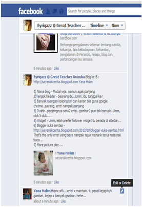 Apabila sifu blogger buat first impression