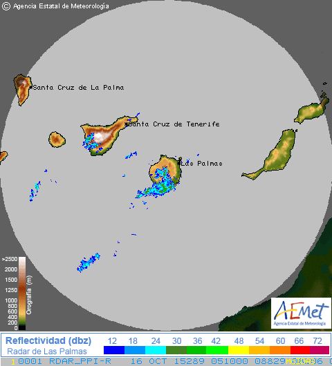 temporal entra por el sur de Gran canaria, viernes 16 octubre