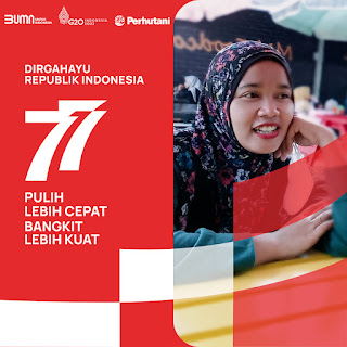 Link Twibbon HUT RI ke-77 Bersama Perhutani 2022, Desain Elegan dan estetik