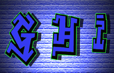 Letras de Graffiti,letras graffiti abecedario,graffiti alphabet