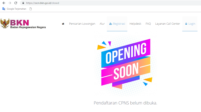 id belum sanggup dipakai untuk pendaftaran Link Registrasi sscn bkn go id Belum Dibuka Pelajari Cara Buat Akun Portal SSCN