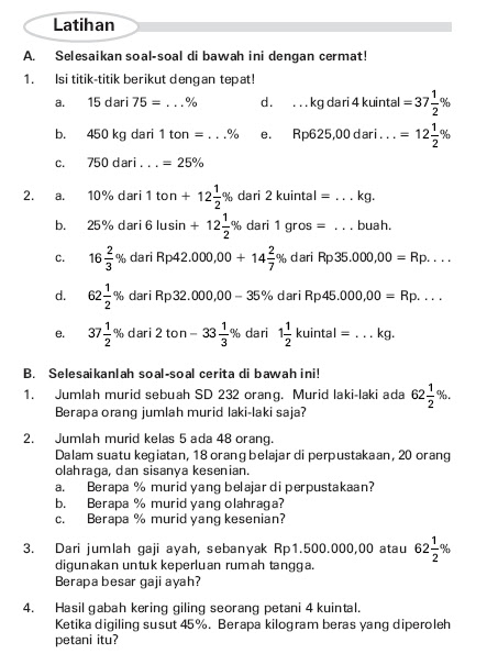 Berikut ini penulis sajikan Soal UlanganYang Di rangkum Bagi Pembaca   Seputar Ungaran Kota: SOAL MATEMATIKA kelas 5 SD semester Genap No. 3