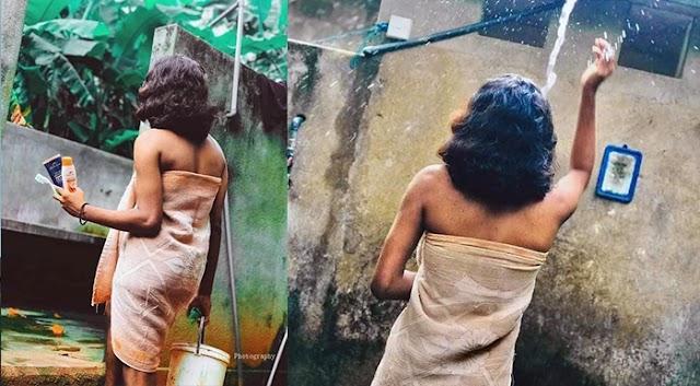 Man went to see bath-scene of the girl in doorless bathroom: Viral Photoshoot