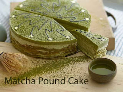 Matcha Pound Cake// Recipe