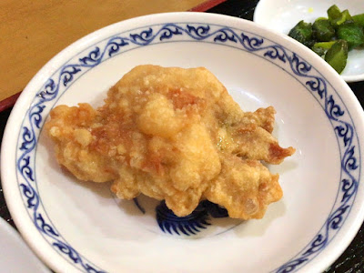 ランチの鶏肉の唐揚げ