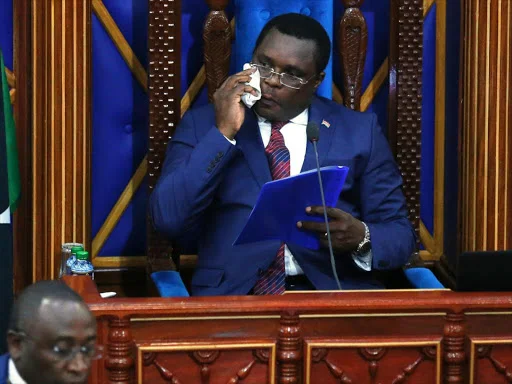 Speaker Kenneth Lusaka of Senate Assembly