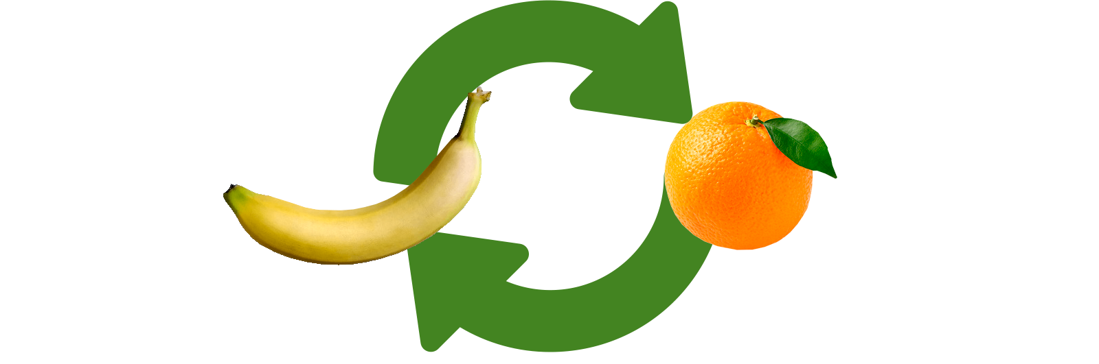 1 Banana = 1 Naranja
