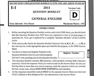 FDA General English Question Paper 2011 |  FDA ಸಾಮಾನ್ಯ ಇಂಗ್ಲಿಷ್ ಪ್ರಶ್ನೆ ಪತ್ರಿಕೆ 2011