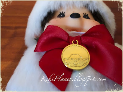 monchhichi kiki mascot monchichi christmas cape doll collection virkiki