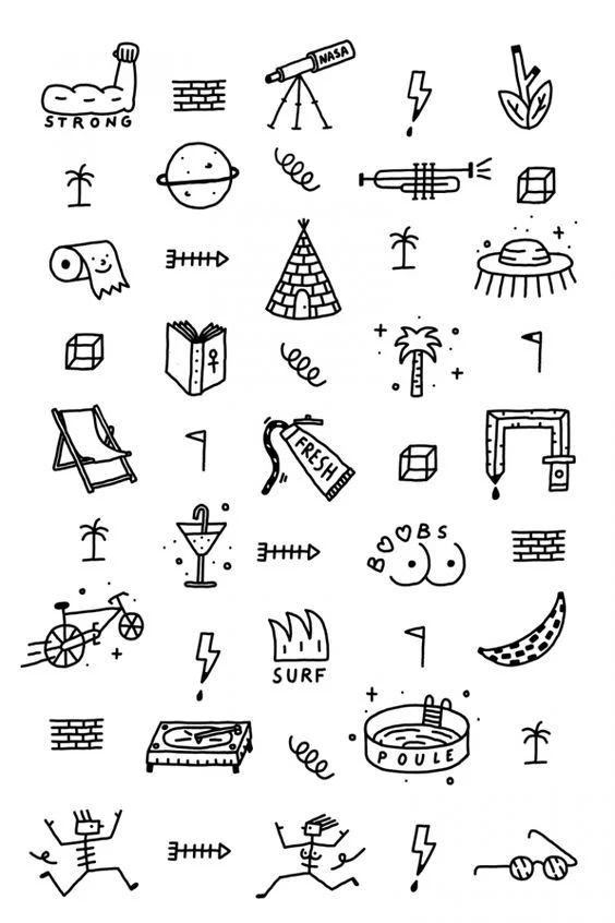 Plantillas para tatuajes Stick and Poke