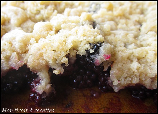 crumble aux mûres