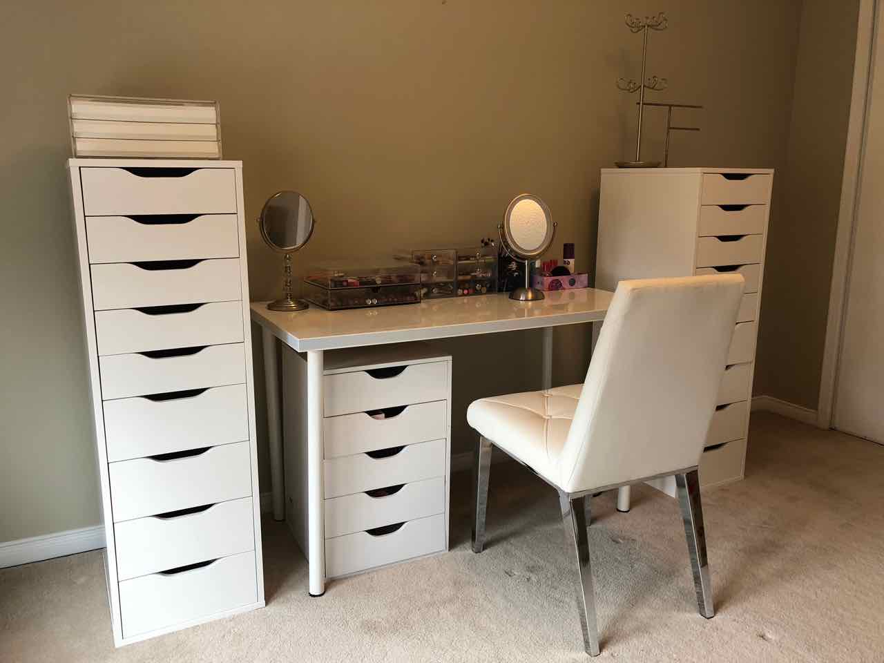 Shopping Obsession Makeup Room Ikea Alex Drawers