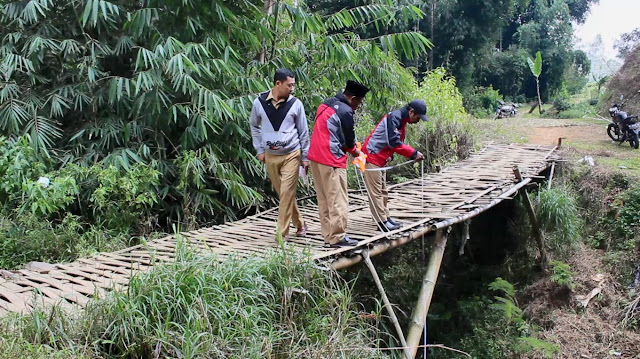 Pengukuran Rencana Pembangunan Jembatan Desa Sarwodadi