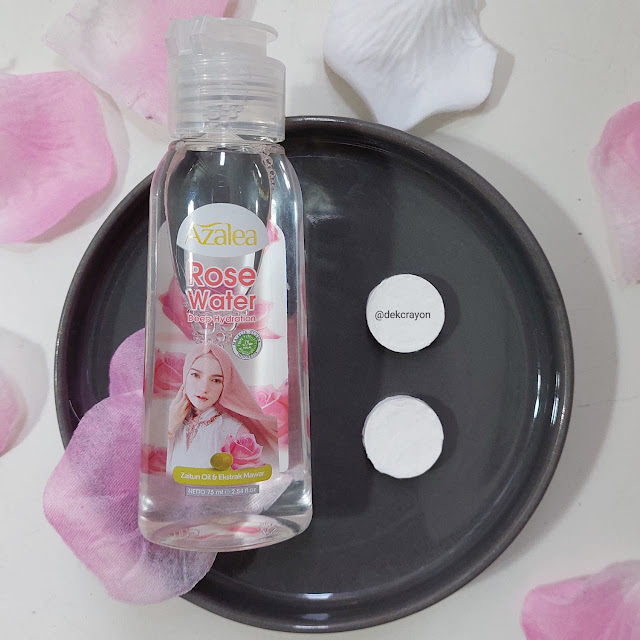 diy Sheet mask dengan Azalea Rose water