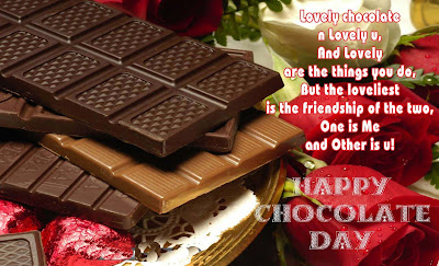 Happy chocolate day message