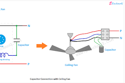 Wiring Diagram Of Ceiling Fan With Capacitor