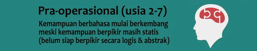 Tahap Pra Operasional (2-7 tahun)