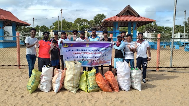  ஏறாவூர் பற்று பிரதேச இளைஞர் கழக சம்மேளனத்தின் #PlasticLessSrilanka போயா தின கடற்கரை சிரமதான செயற்திட்டம் ஆரம்பித்து வைக்கப்பட்டது