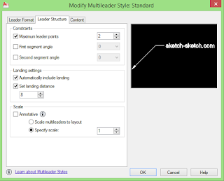 MENSETTING DAN MENGGUNAKAN MULTILEADER AUTOCAD