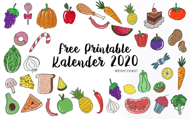 Free Printable Calendar 2020