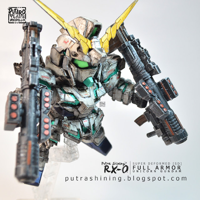 SD Full Armor RX-0 Unicorn Gundam by Putra Shining