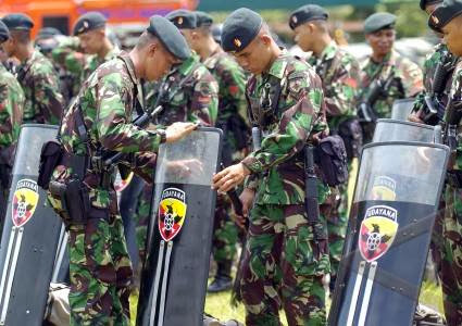 Jelang Pemilu 2014 TNI Siapkan Pasukan Anti Huru-Hara