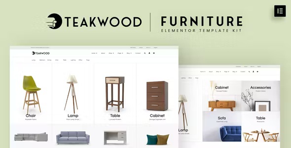 Best Furniture Shop Elementor Template Kit