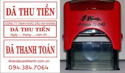 Dịch vụ khắc dấu đã thu tiền tại An Khánh