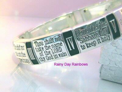 Bracelet With Ten Commandments On It2