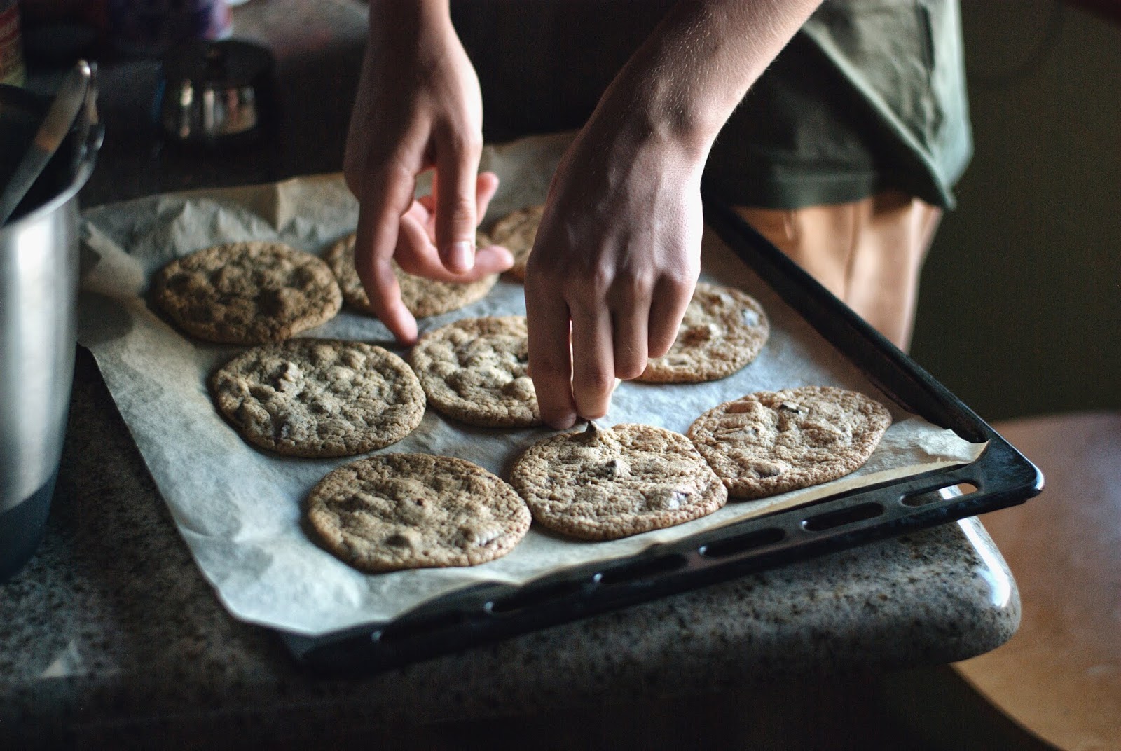 Amerykańskie ciastka z czekoladą bez glutenu