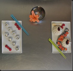 Clean modern Japanese cuisine.