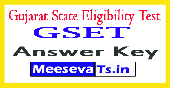 Gujarat State Eligibility Test Answer Key 2018